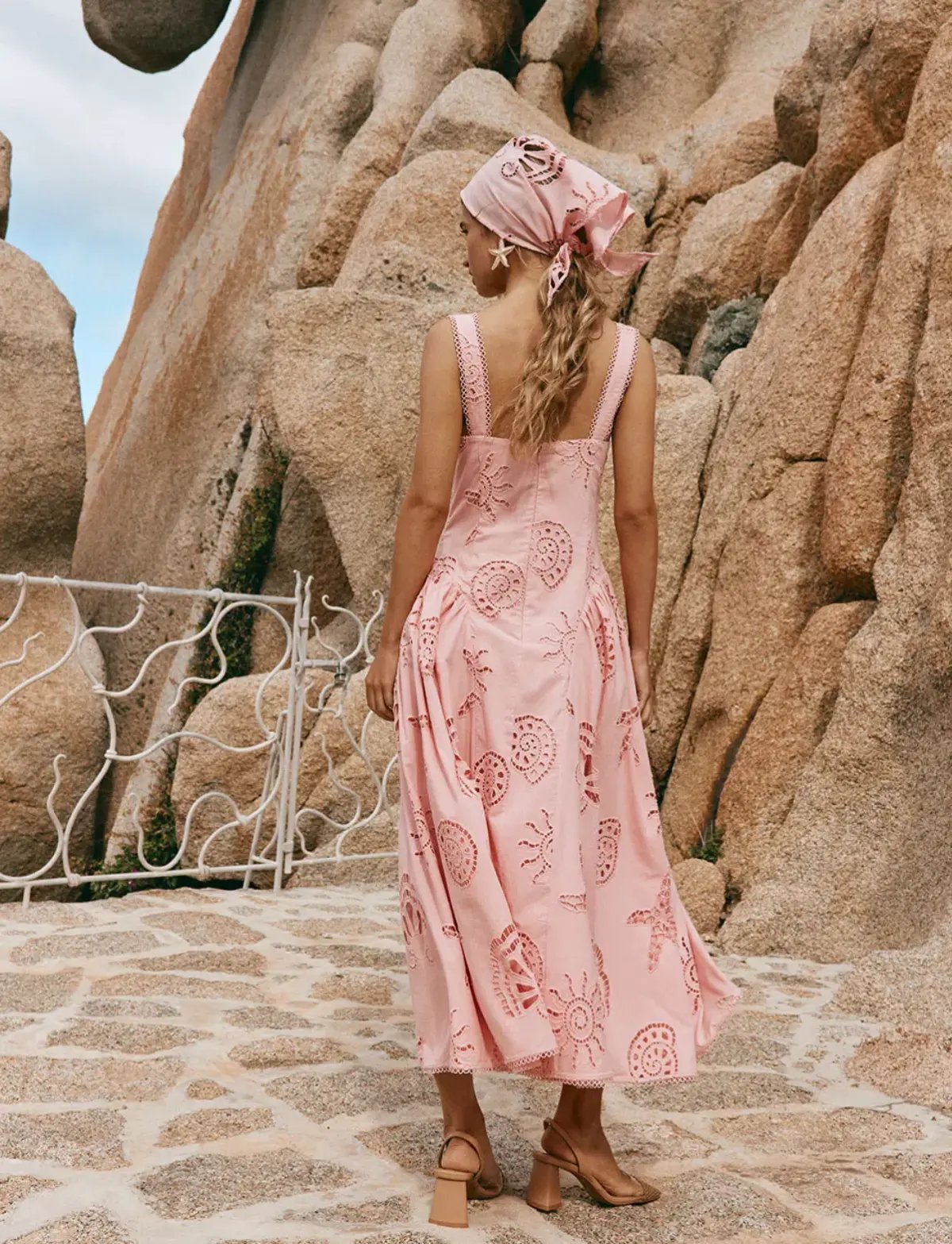 Zaco Biarritz Dress Corallo Rosa Size 8 photo 3