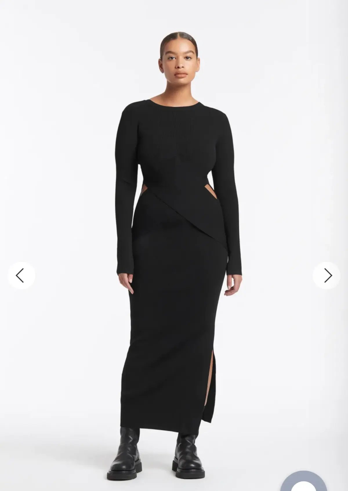 Sir the Label Celena Draped Dress Black Size 2 / AU 10 photo 3