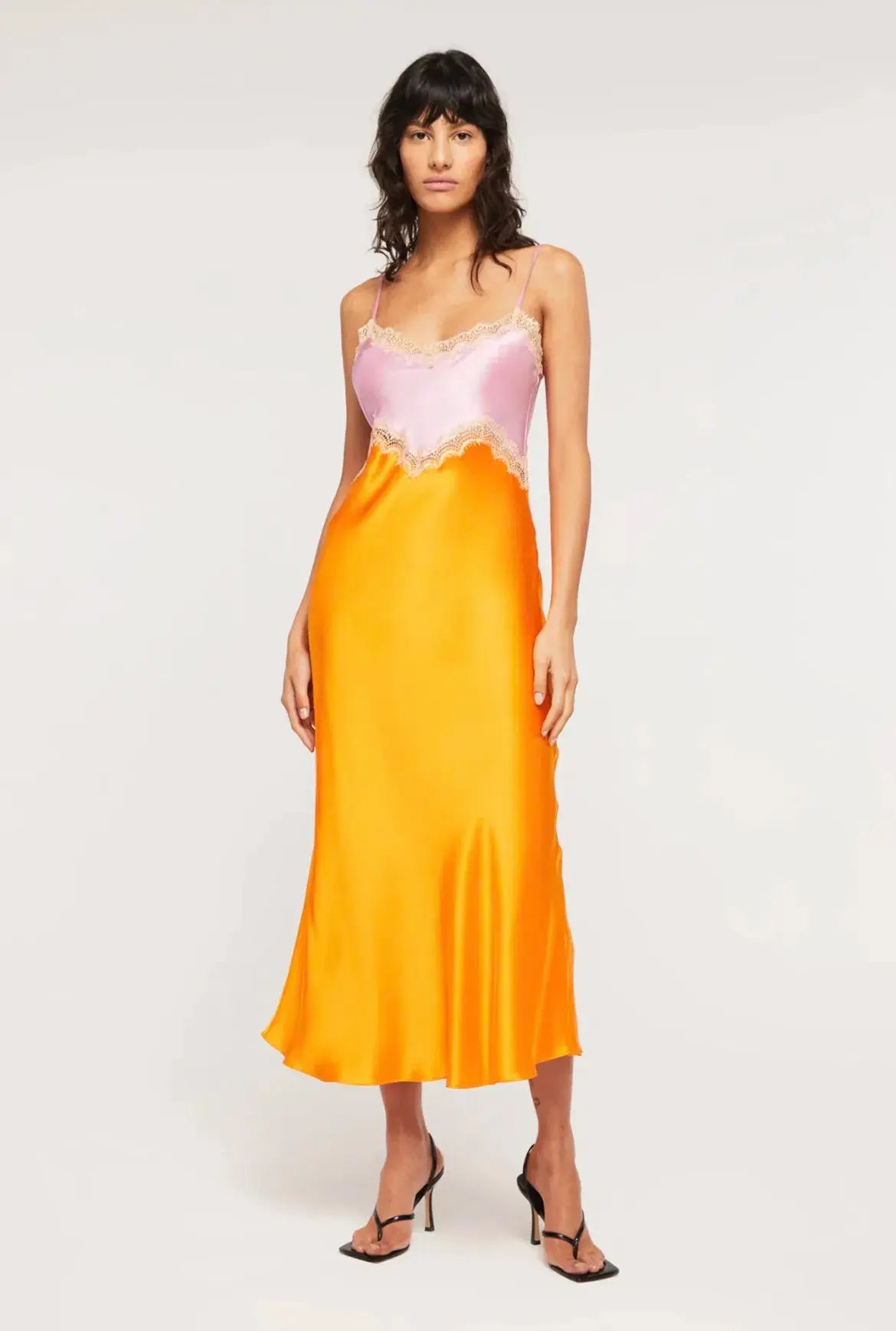 Ginia Hope Dress Pink/Orange Size 8 photo 5