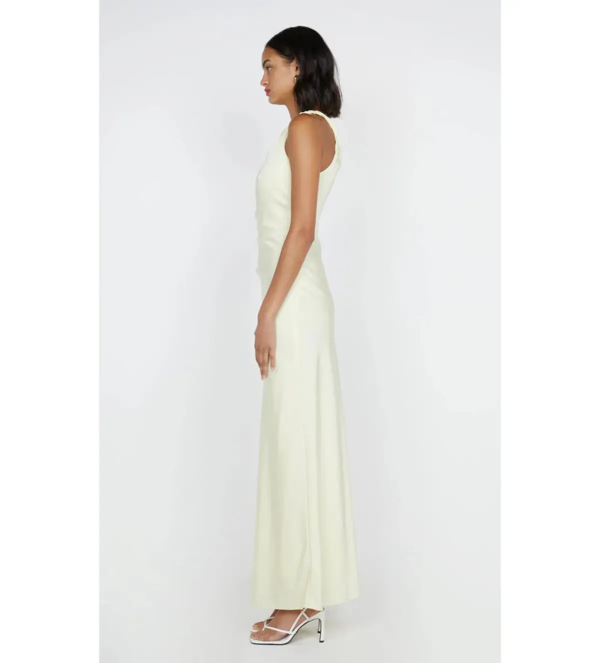 Bec & Bridge Lunetta Asym Dress Ice Yellow Size AU 12 photo 3