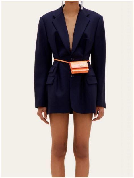 JACUEMUS Raffaella Jacket dress navy size 10 photo 3
