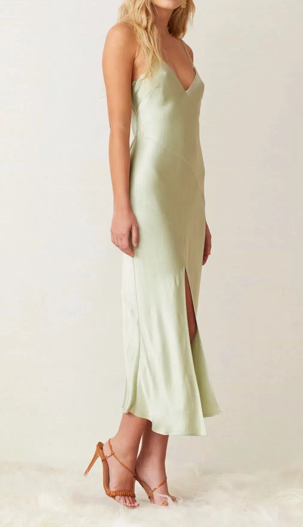Bec & Bridge Crest Midi Dress Green Size 10 photo 2