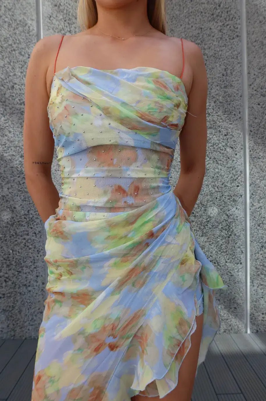 Bec & Bridge Zephyr Asym Dress Blue Blossom 8 photo 2