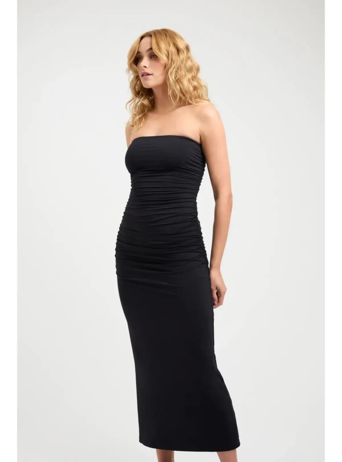 Kookai Elise Strapless Maxi Dress Black Size AU 10 photo 2