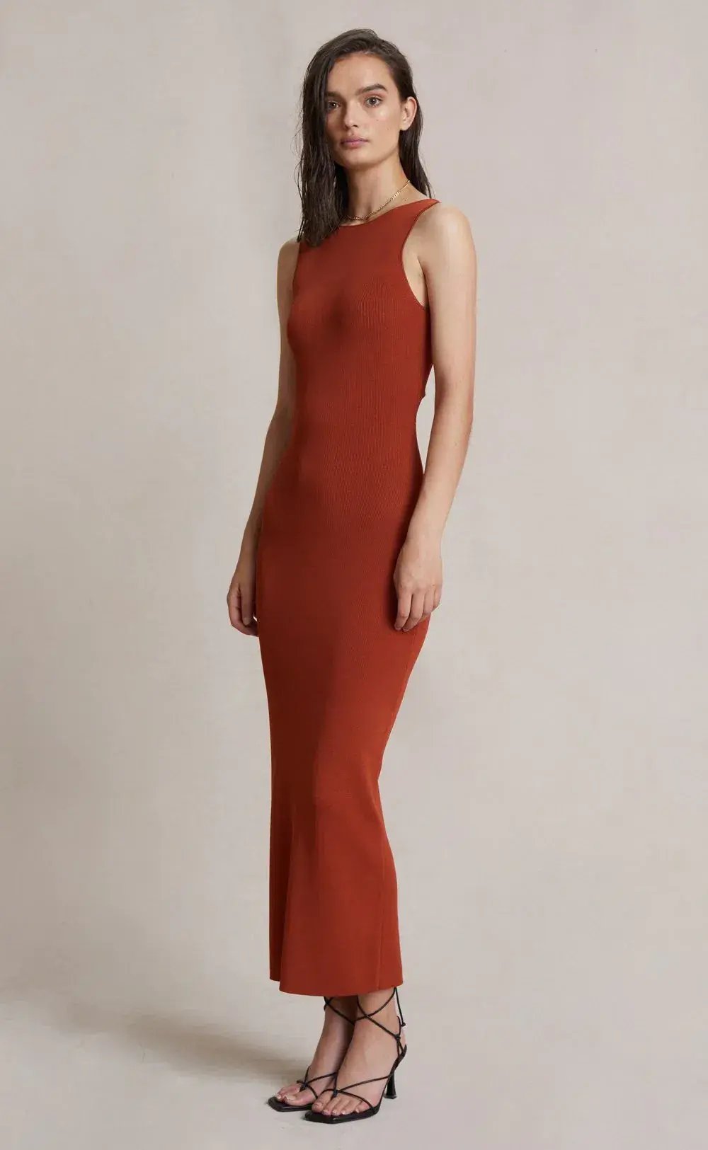 Bec & Bridge Sorbet Summer Midi Dress in Brick Size AU 6 photo 4