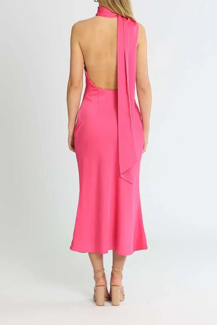 Misha Vivica Dress Pink Size 8 photo 4