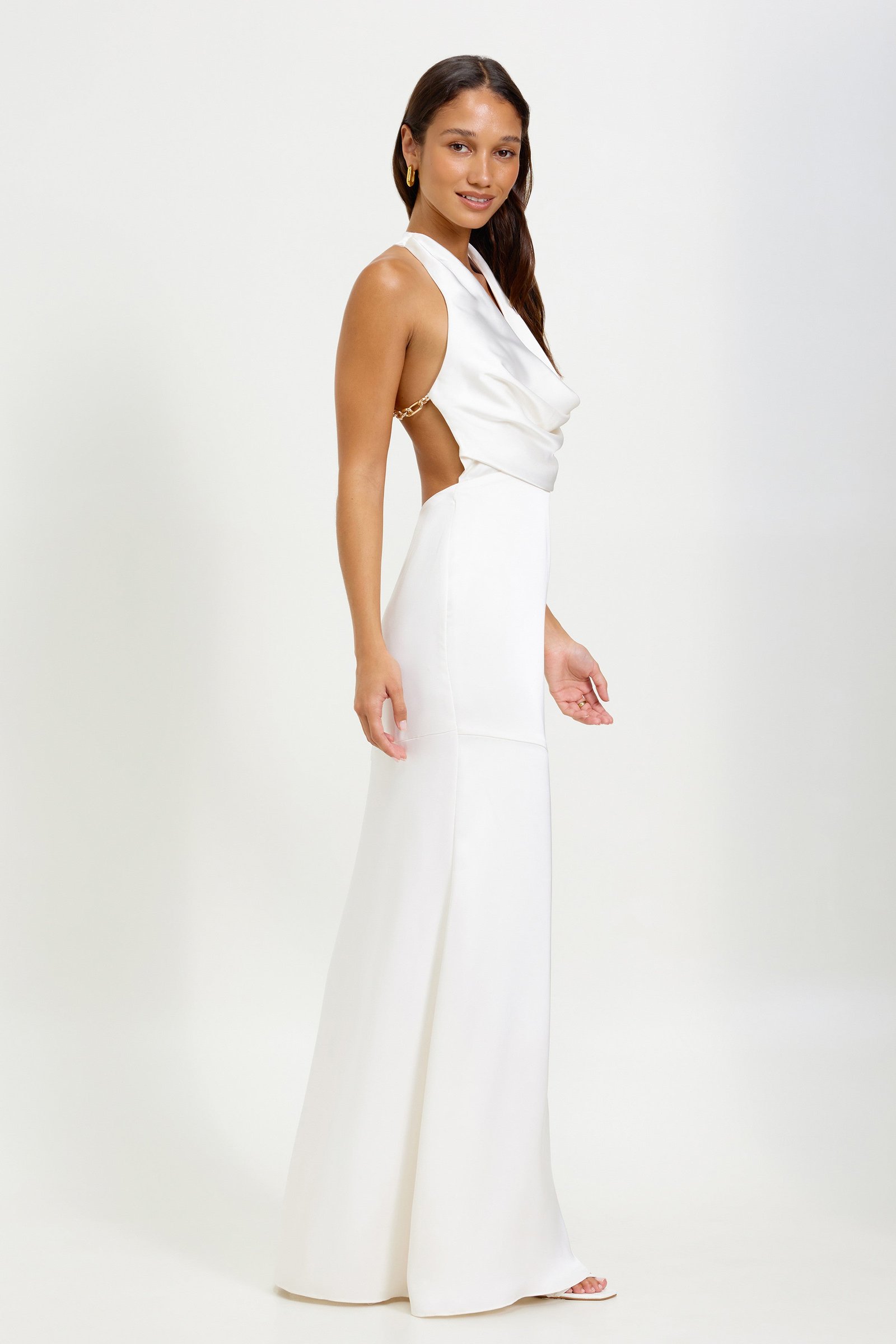 LEXI SILVANA DRESS - OYSTER photo 3