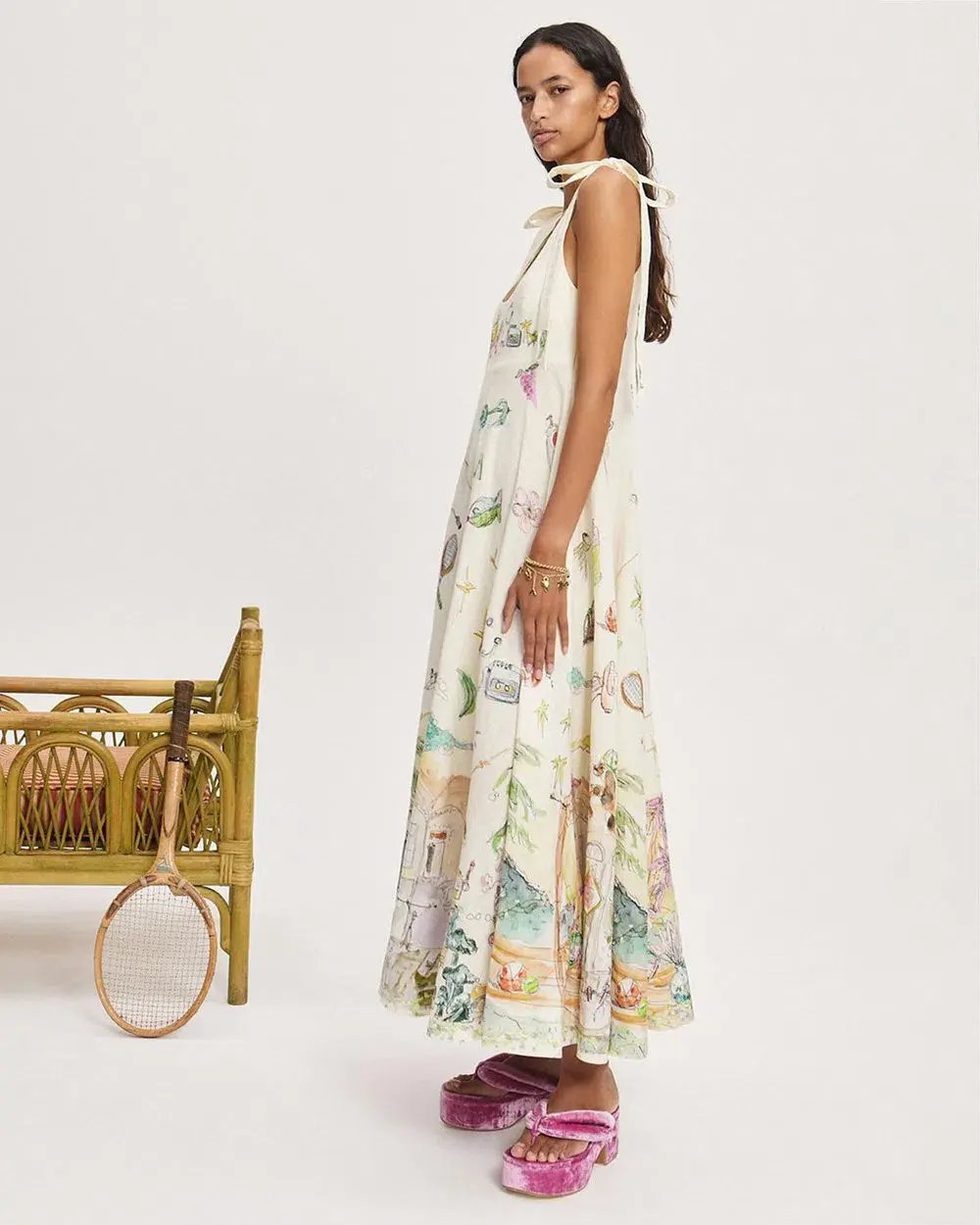 Alemais Anouk Ballet Sundress Print Size AU 10 photo 2