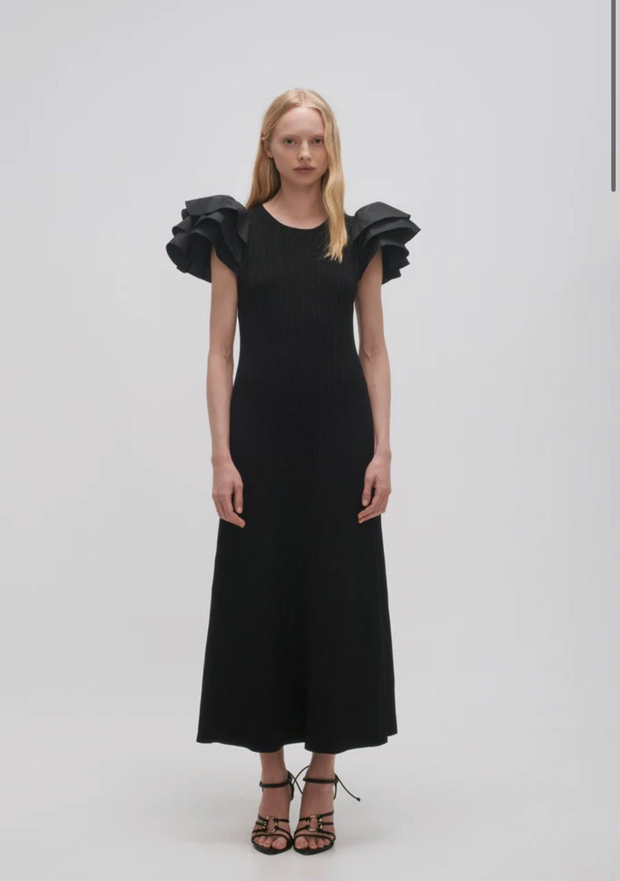 Aje Questa Puff Midi Dress photo 2