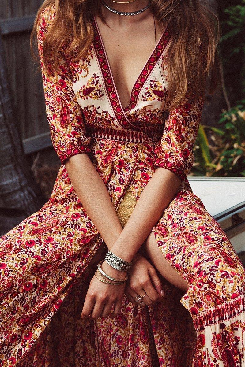 Arnhem Wild Magnolia Maxi Dress in Sunset Size 10 photo 2