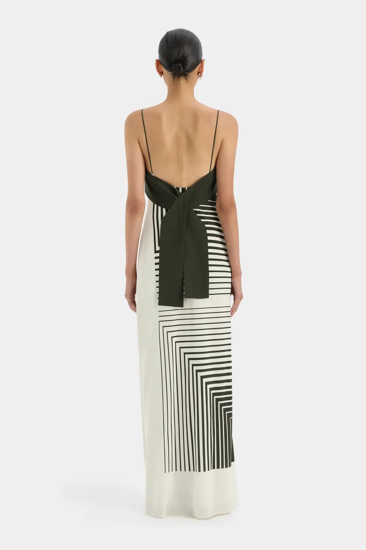 Sir The Label Leilana Slip Dress Garden Stripe Size 10 photo 3