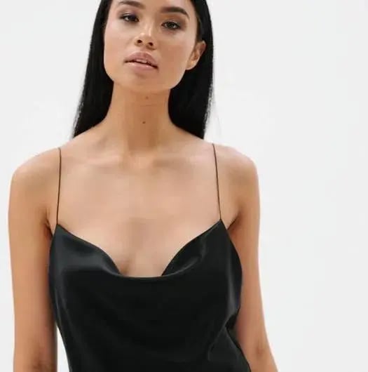Natalie Rolt Virgo Gown Black Size 8 photo 5