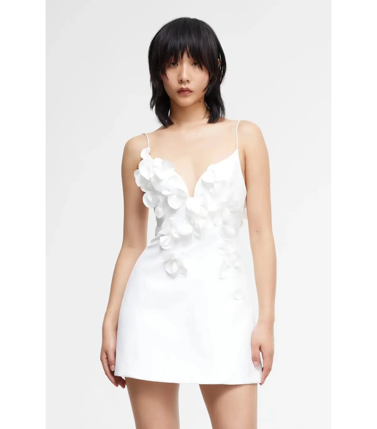 Acler Isla White Mini Dress White Size AU 10 photo 3