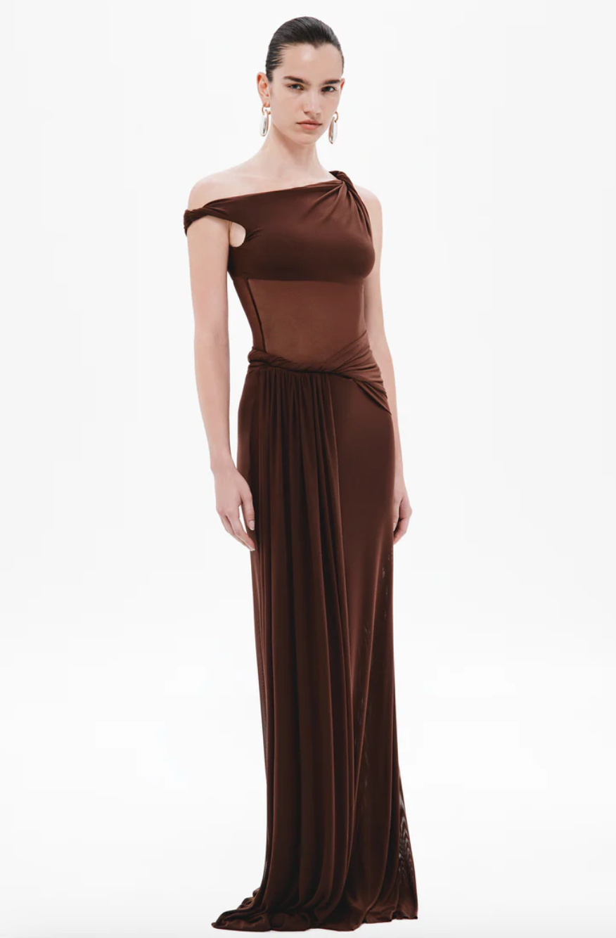 SISAL MESH DRESS BY MISHA BROWN photo 6