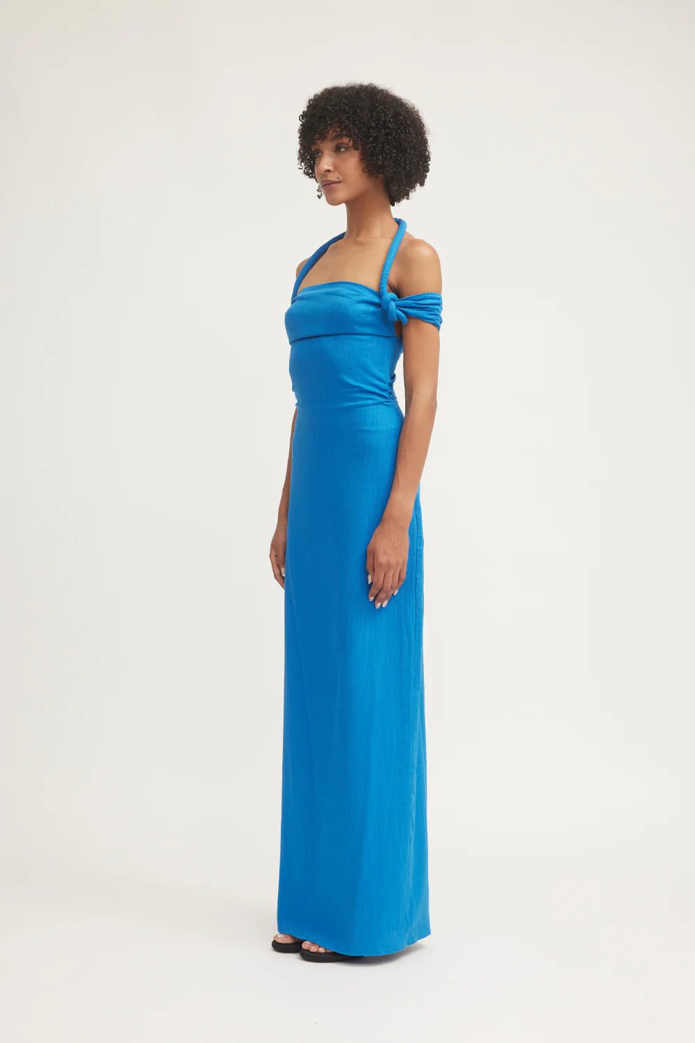 TOJHÀ RHODES DRESS - AZURE BLUE photo 3