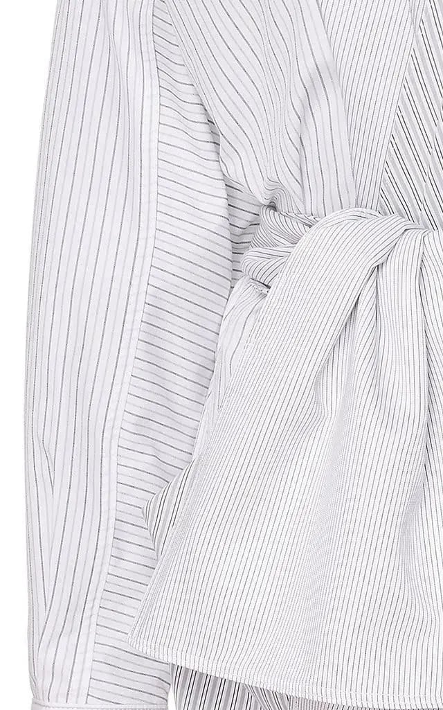 Acler Lincoln Style Dress Grey Striped Size AU 6 photo 2