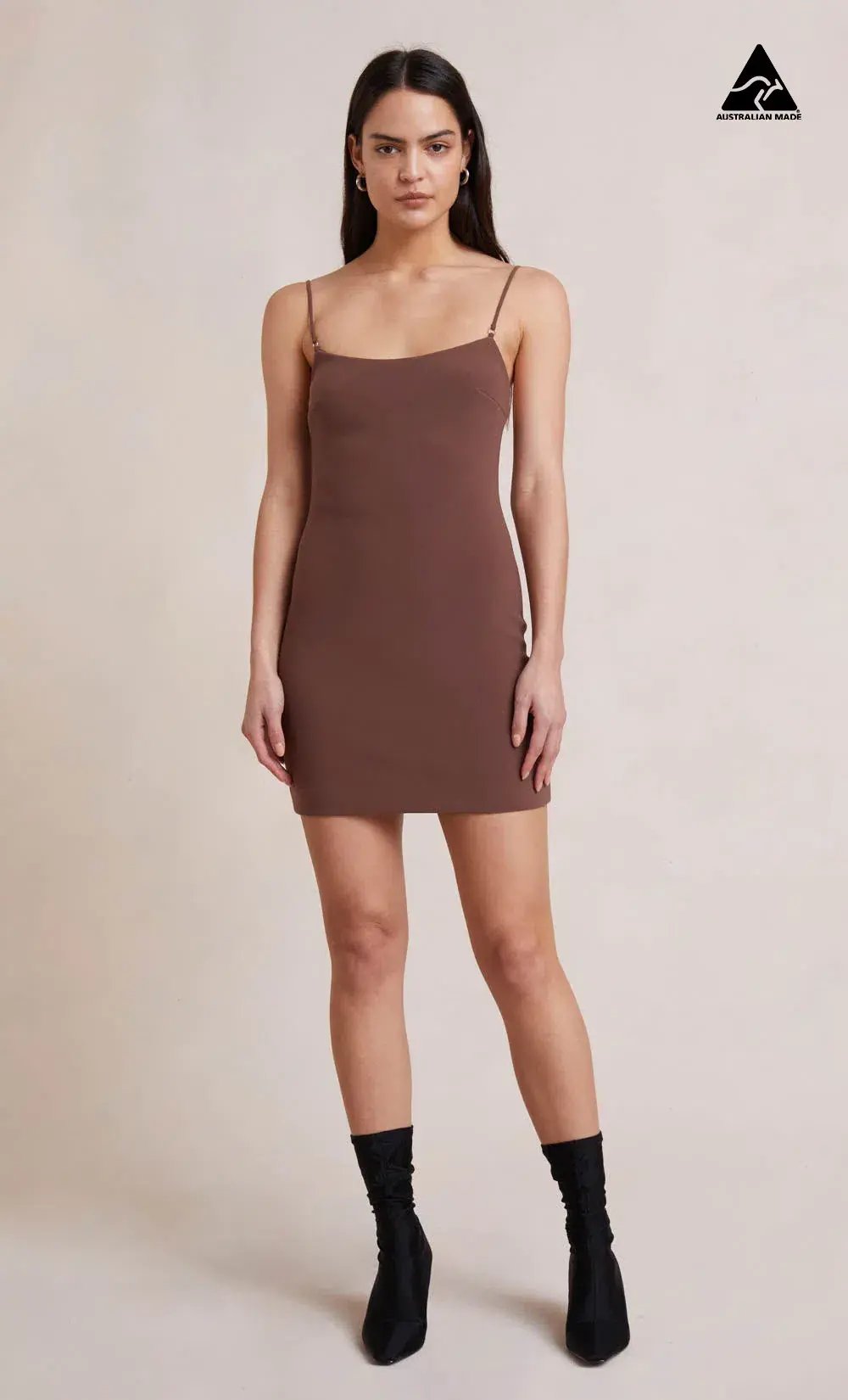 Bec and Bridge Ivy Mini Dress Brown Size 8 photo 3