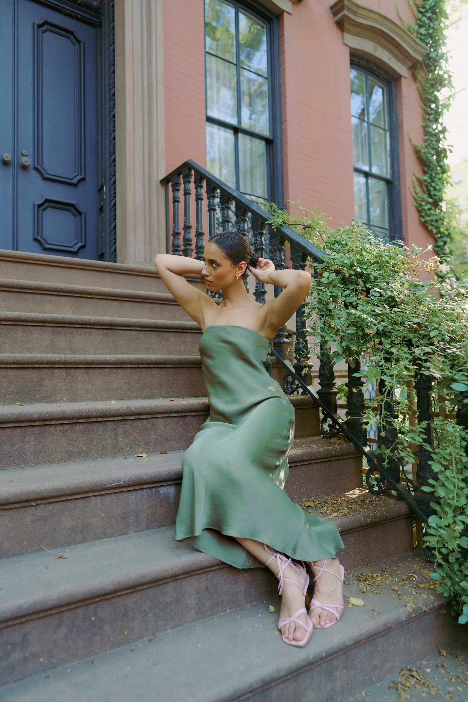 SUMMER AWAY MATERA DRESS - SAGE photo 8