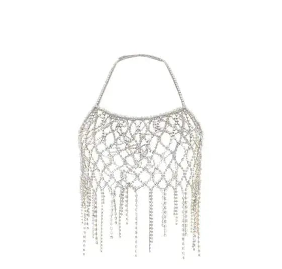 Clio Peppiatt Marie Swarovski Halter Top Size 6 photo 2