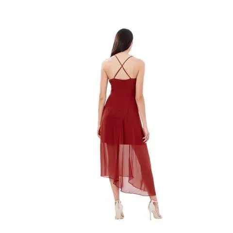 Keepsake the Label One Life Dress Red Size 8 photo 3
