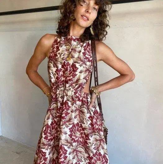 Sir the Label Valetta Silk Dress Print Size 1 photo 3