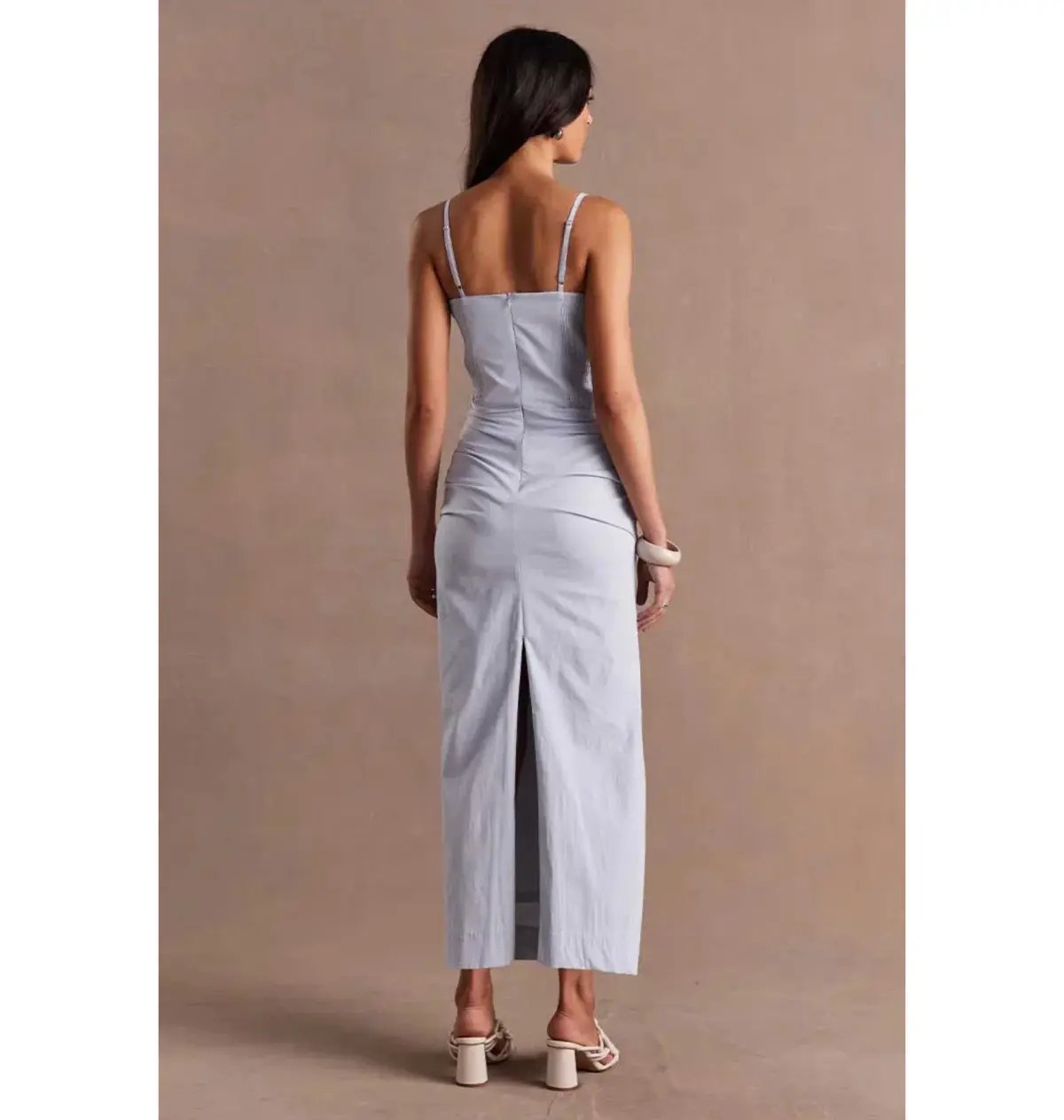 Sovere Beguile Midi Dress Moody Blue Size Small / AU 8 photo 4