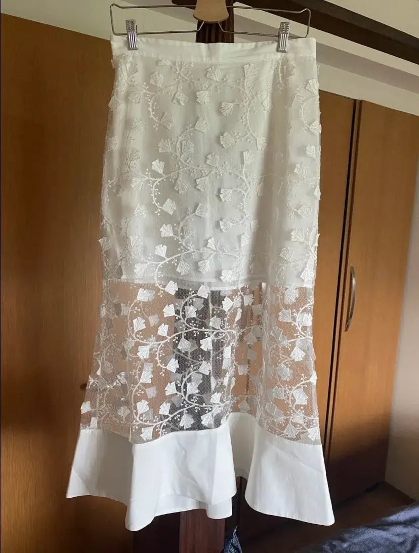 Alice McCall Pretty On The Inside Top & A Little Soul Skirt Set White Size 12 photo 6