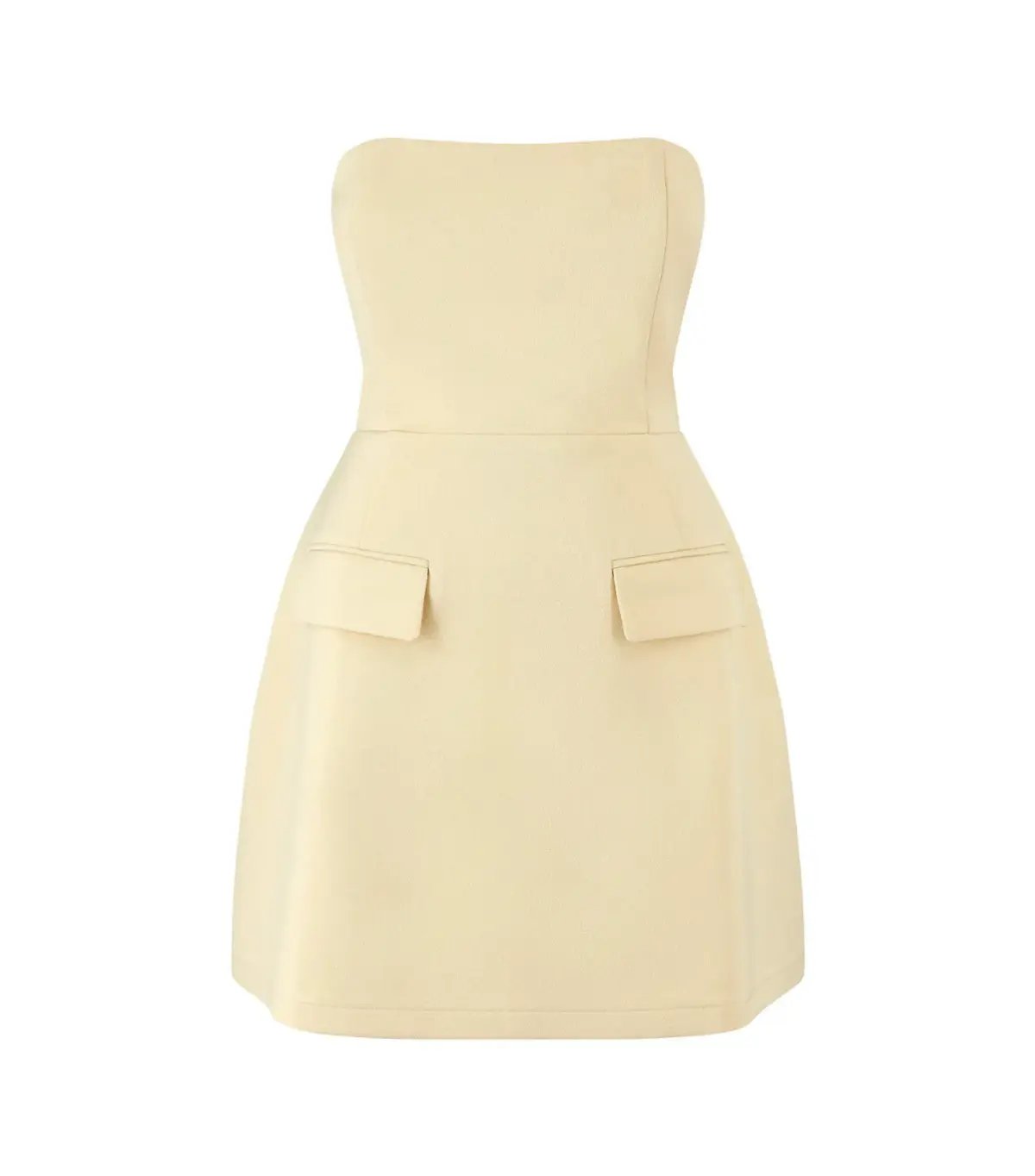 Odd Muse The Ultimate Muse Strapless Dress Lemon Size XXS/4 photo 4