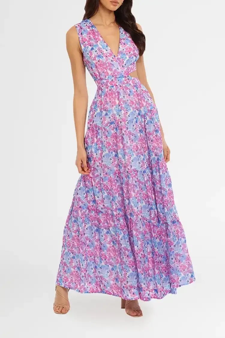 Nicholas Tabatha Dress in Purple Size 8 photo 2