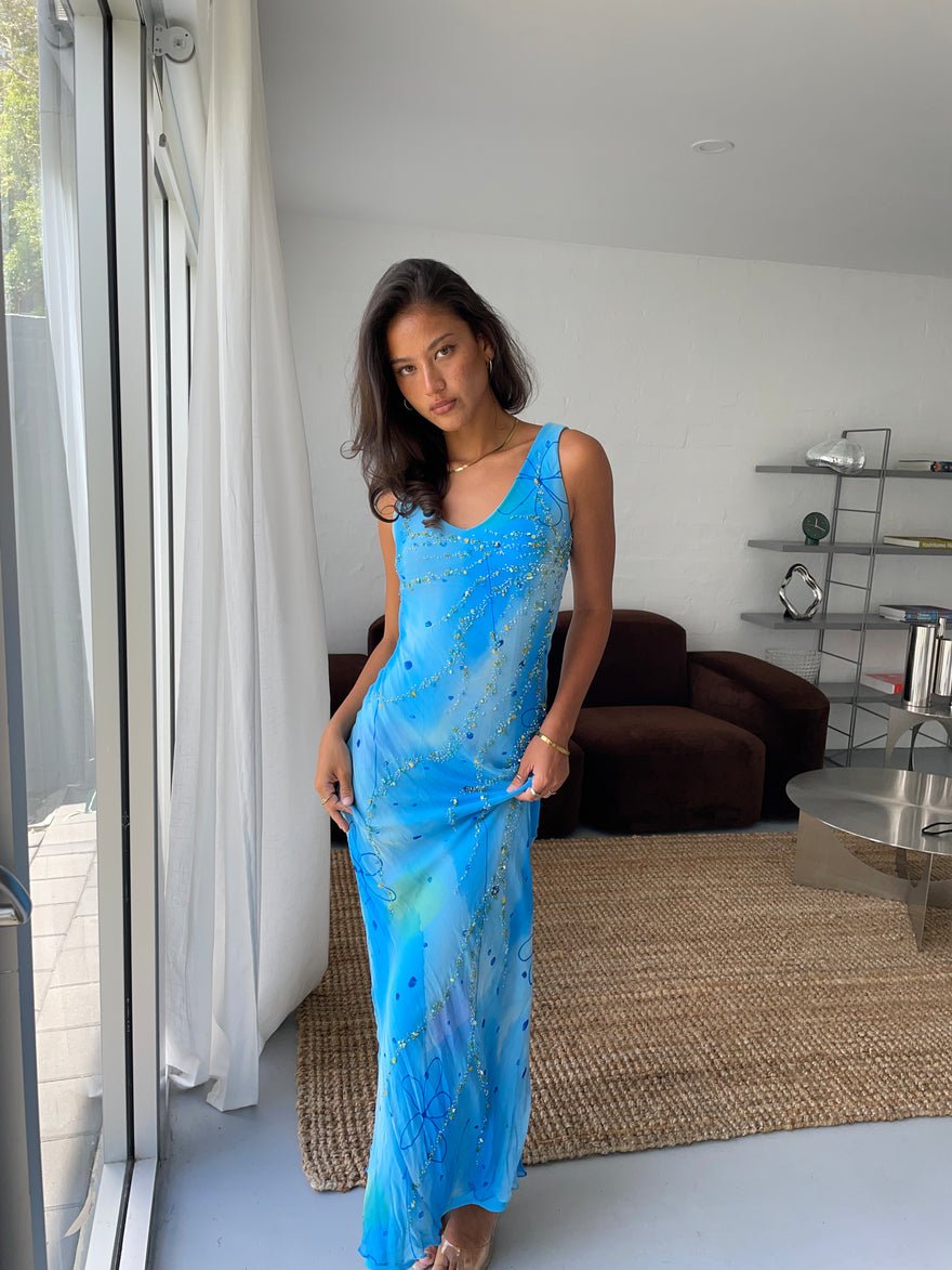 Vintage Oceanic Elegance Dress photo 2