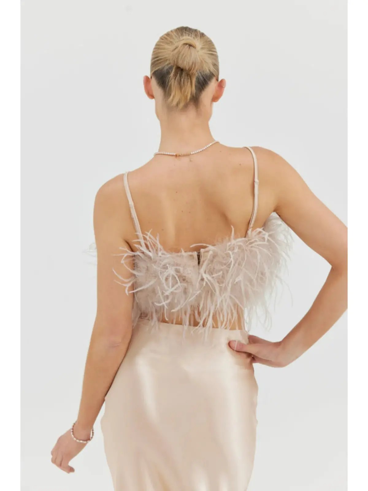 Bubish Iris Top & Harlow Skirt Champagne Size S / AU  8 photo 4