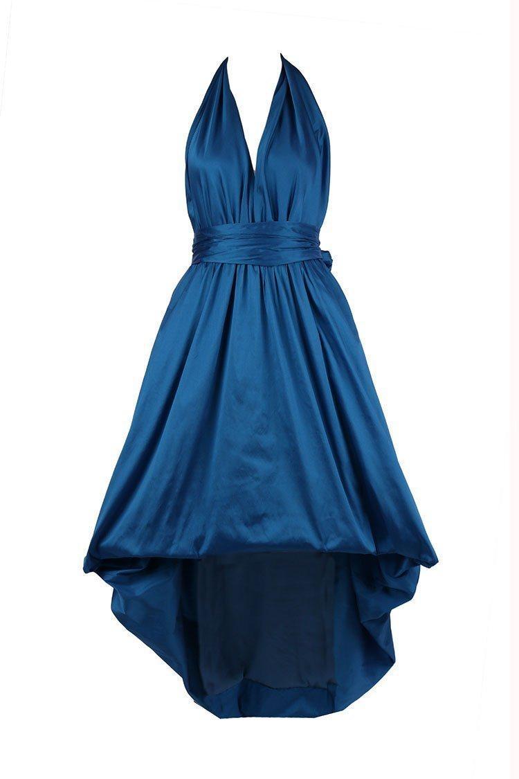 Lucy Laurita Cameo Bubble Gown in Ocean Blue Size 10 photo 3