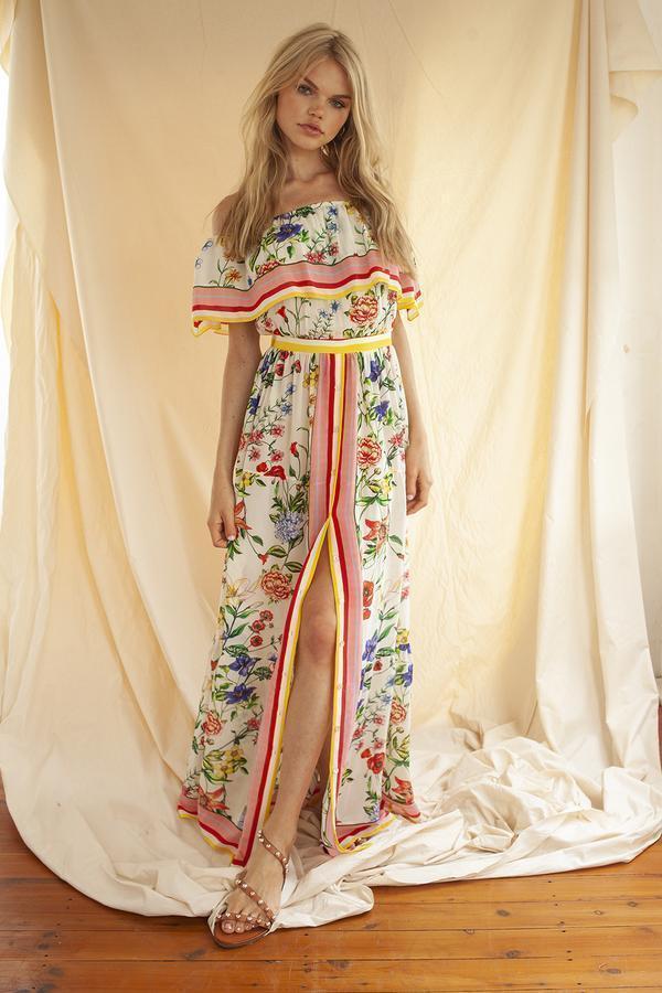 Coco Ribbon Here Comes the Sun Maxi Dress size 10 photo 3