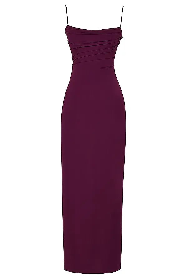 House of CB Lani Corset Maxi Dress Merlot Size S / Au 8 photo 4