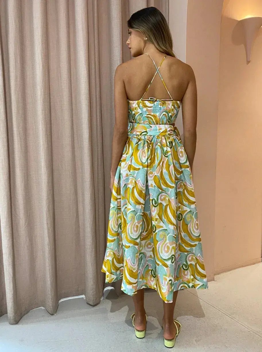 Steele Allegro Peta Crop and Brandt Midi Skirt Set Print Size Small photo 2