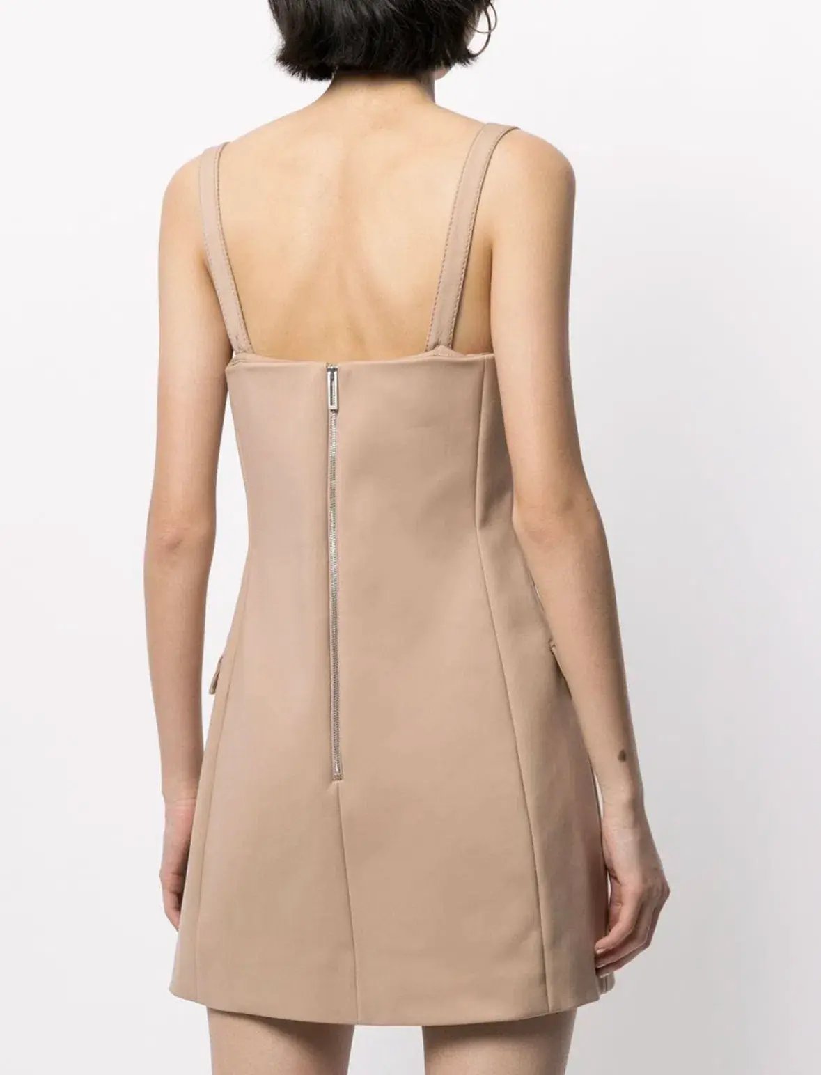 Dion Lee Bustier Sweetheart Mini Dress Nude Size 8 photo 3