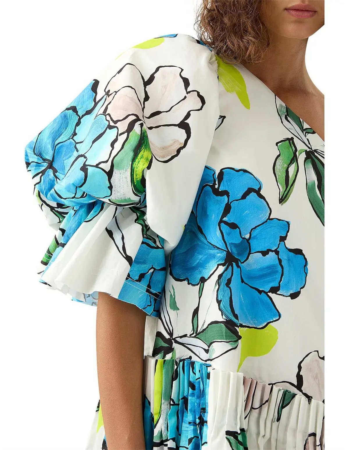 Aje Cy Off Shoulder Smock Dress photo 4
