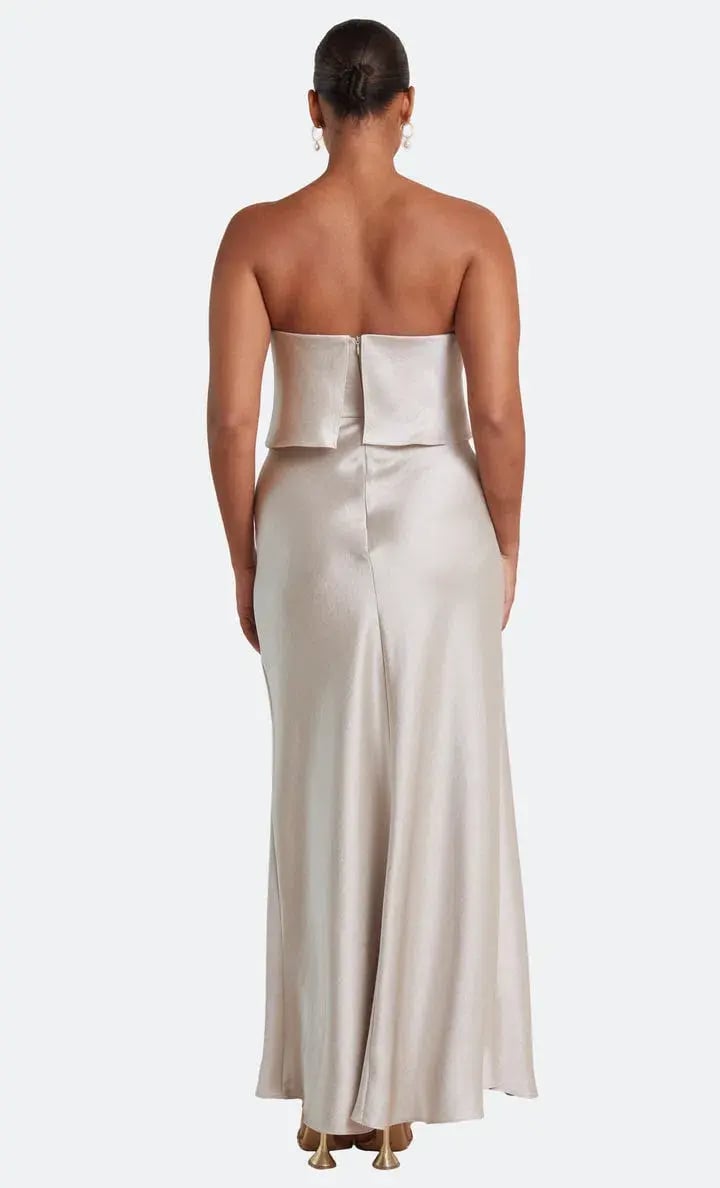 Bec & Bridge The Dreamer Overlay Dress Sand Size 10 photo 3
