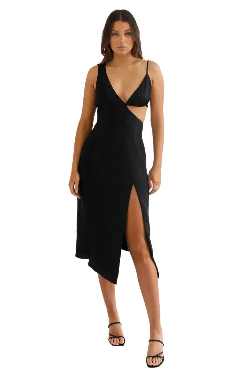 San Sloane Orisis Dress in Black Size L / AU 12 photo 4