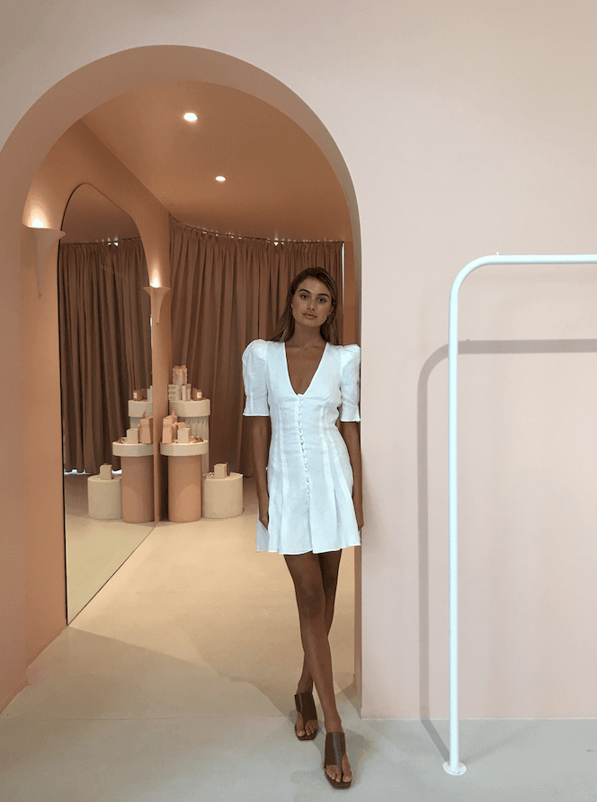 Bec & Bridge Puka Shell Mini Dress photo 3