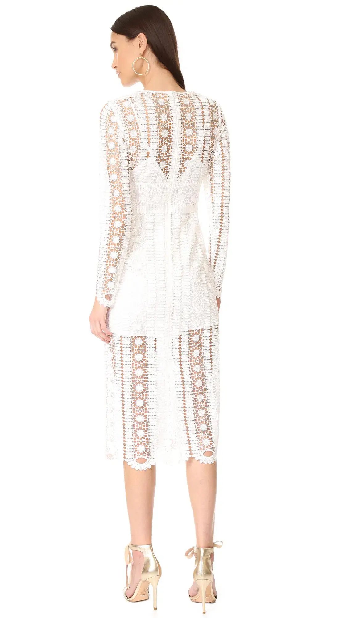 Alice McCall Diamond Dancer Like A Dream Lace Dress White Size 6 photo 2