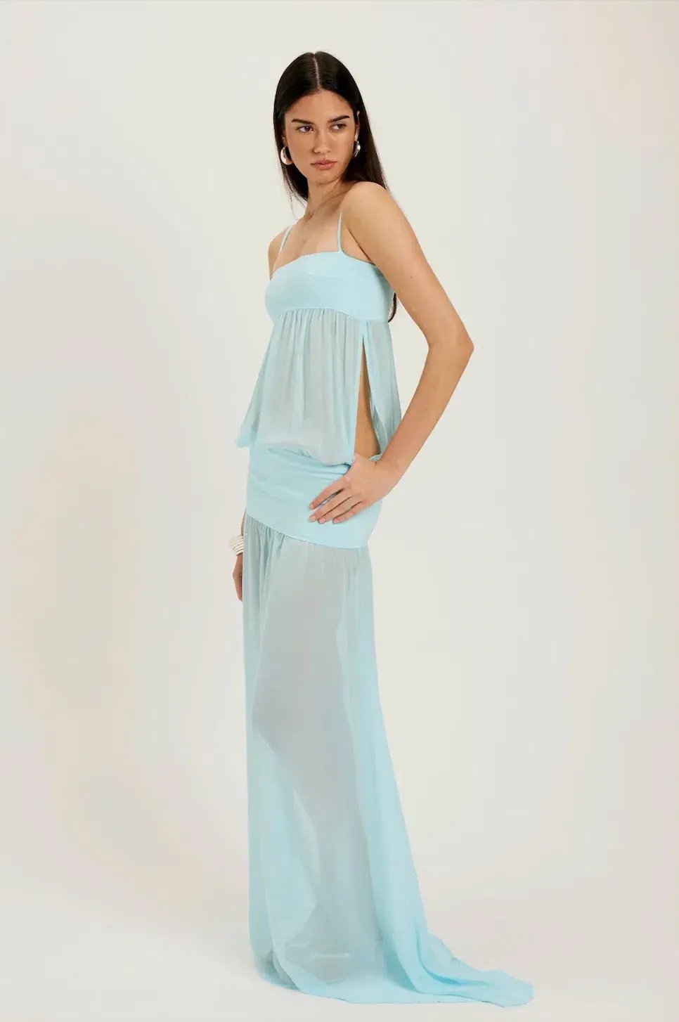 ANCE GRIA Romeo Gown Aqua. Size S / AU 8 photo 4