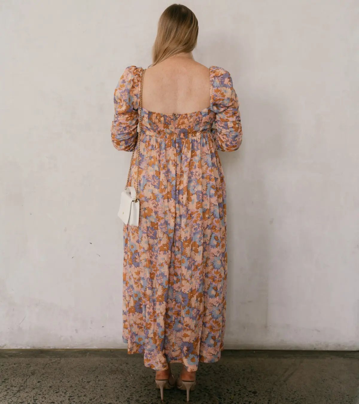 Zimmermann Violet Twist Front Midi Dress Multi Floral Size 4 / AU 12-14 photo 6