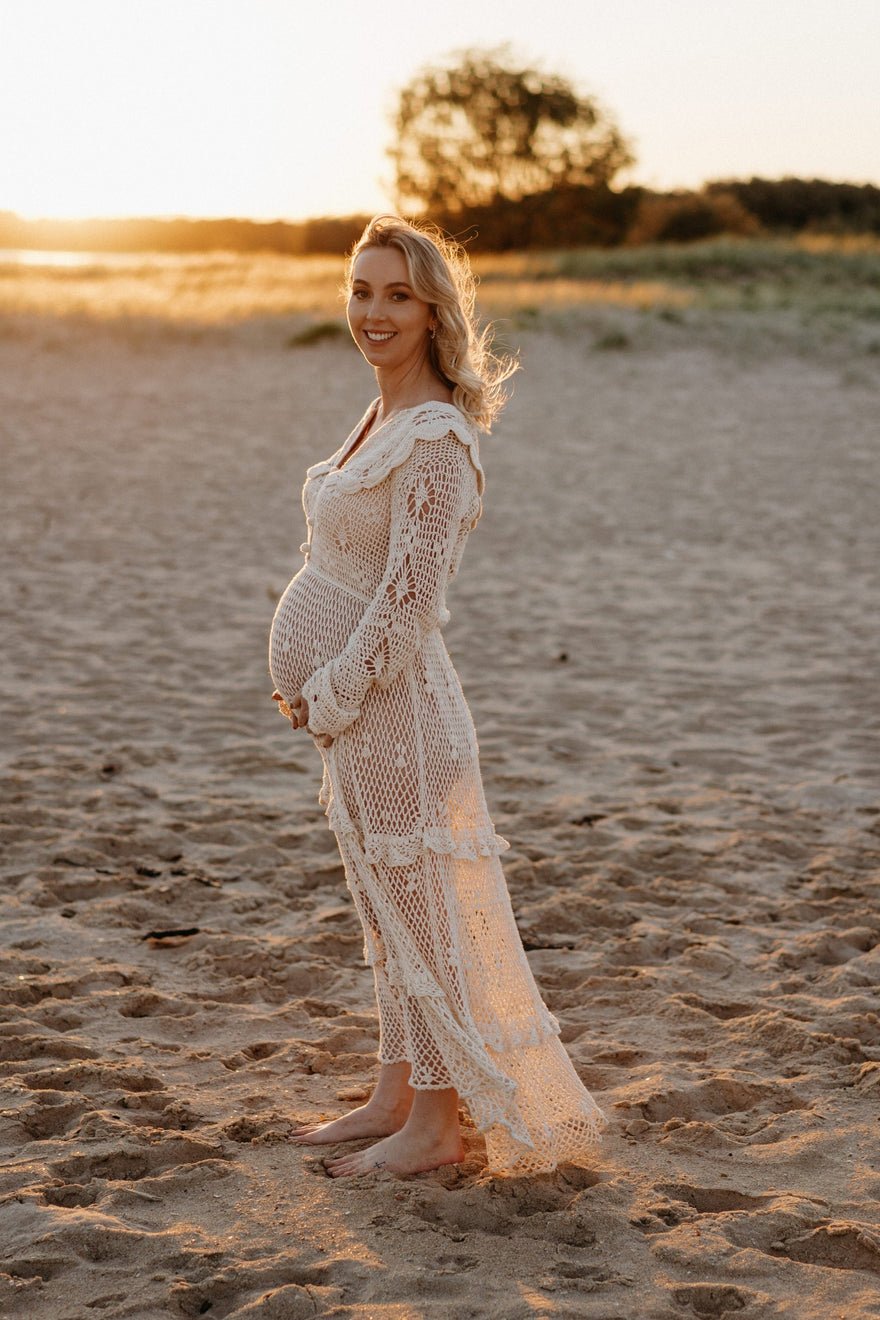 Chasing Unicorns Crochet Cream Maxi photo 2