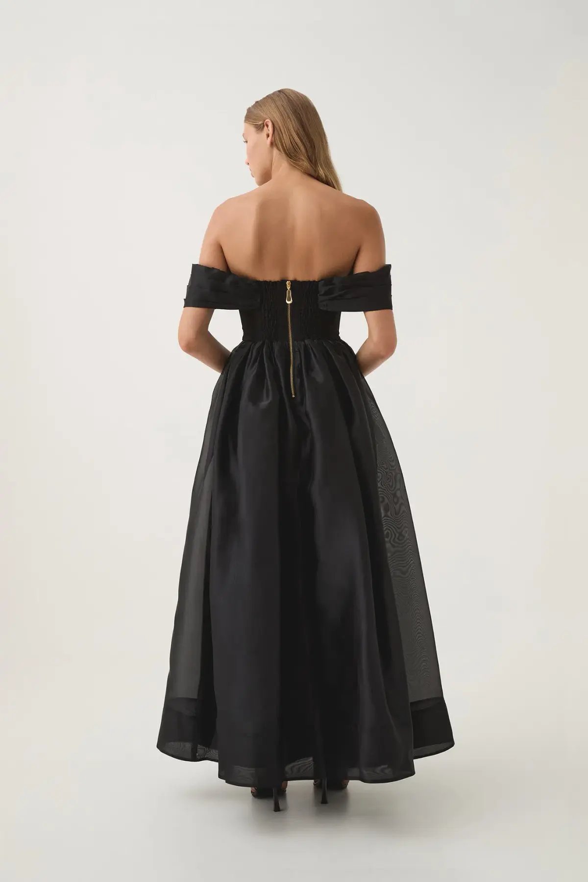 Aje Cordelia Corseted Maxi Dress Black Size 10 photo 2