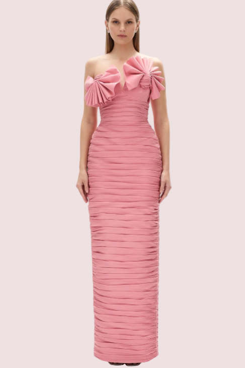 Rachel Gilbert Jensen Gown Pink photo 4