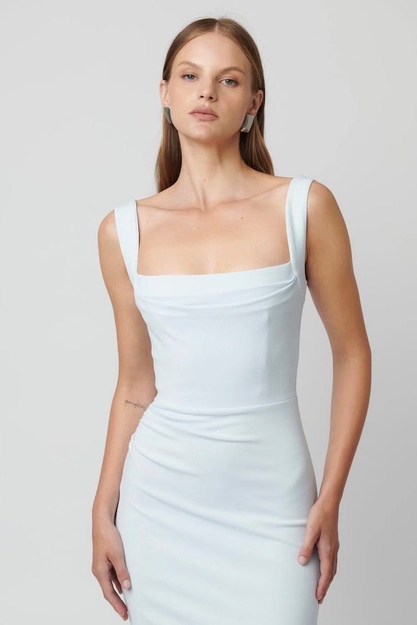 EFFIE KATS MARBELLA GOWN - ICE BLUE photo 3