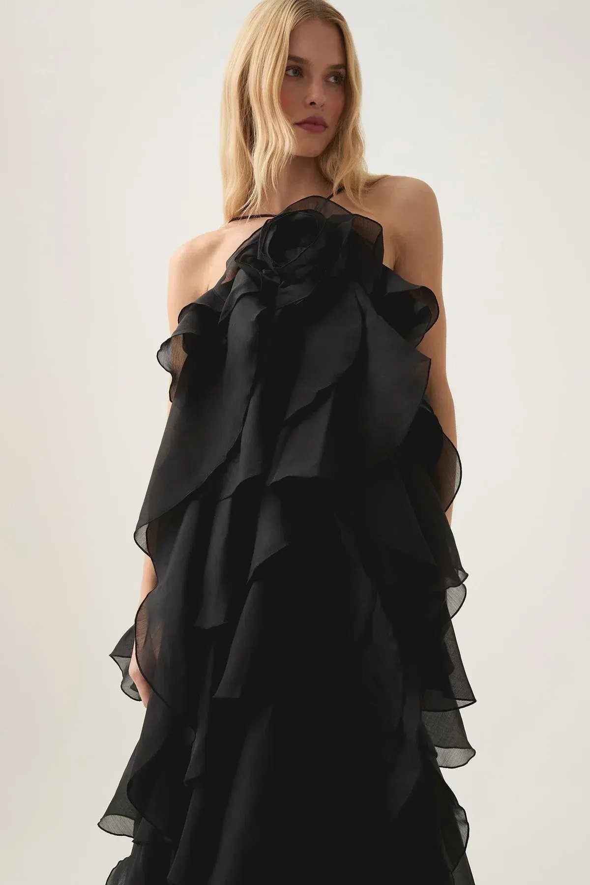 Aje Pandorea Maxi Dress in Black photo 3