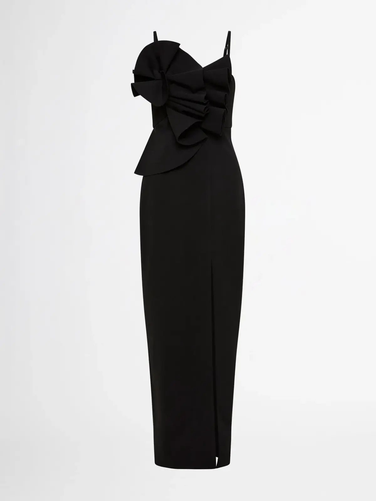 Sheike Origami Maxi Dress Black Size 8 photo 5