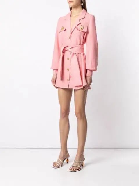 Alice McCall Queenie Jacket Dress Pink Size 10 photo 3